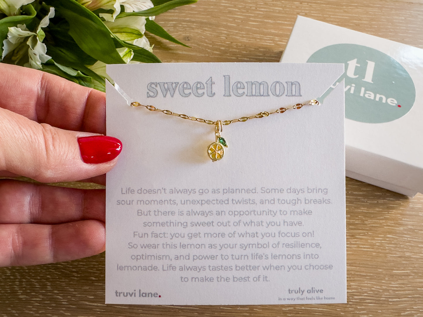 Sweet Lemon Necklace