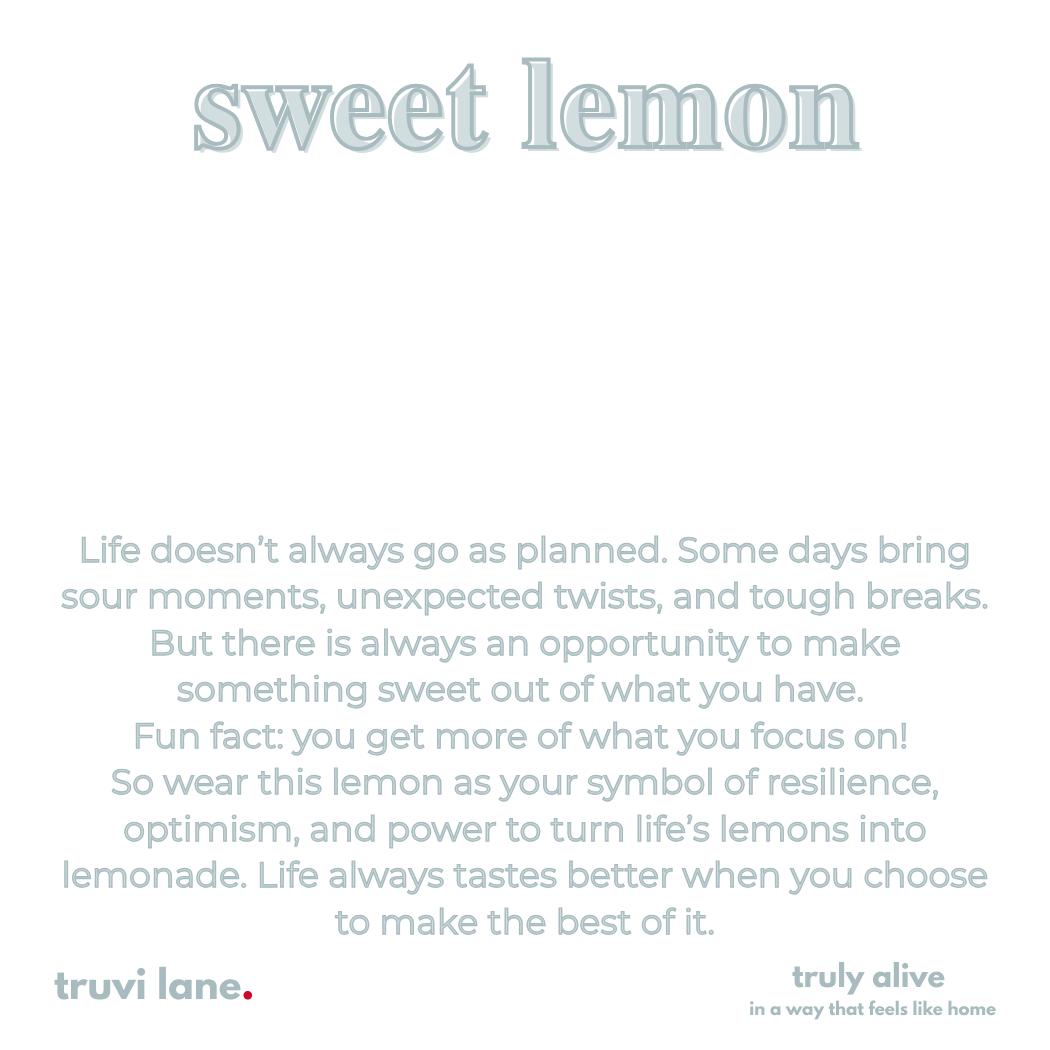 Sweet Lemon Necklace