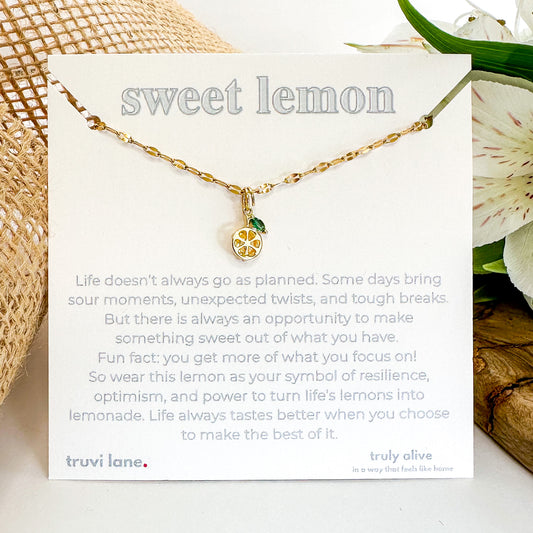 Sweet Lemon Necklace