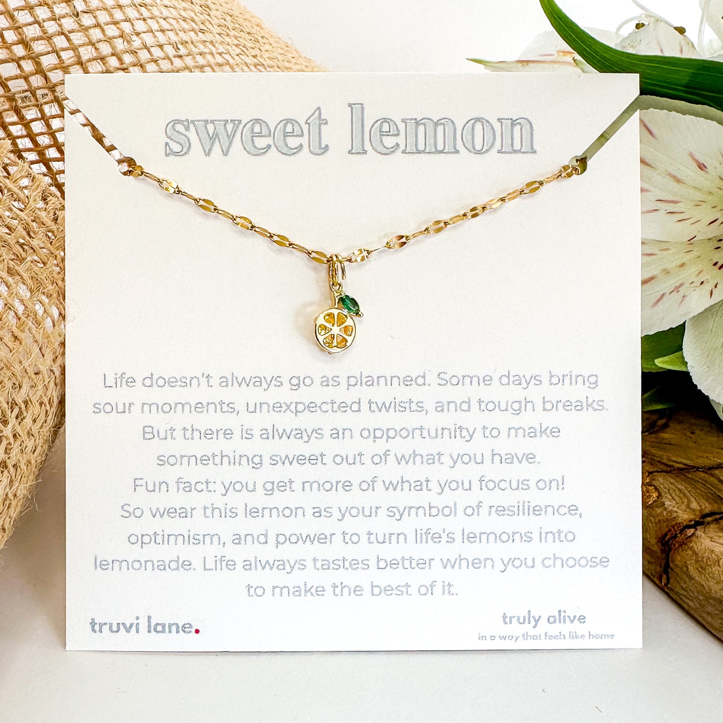 Sweet Lemon Necklace
